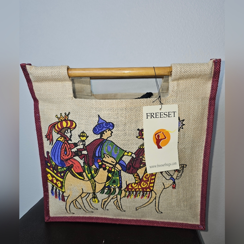 👜 Freeset Jute Tote Bag – Handmade in India – Ethical & Empowering
Price: $18